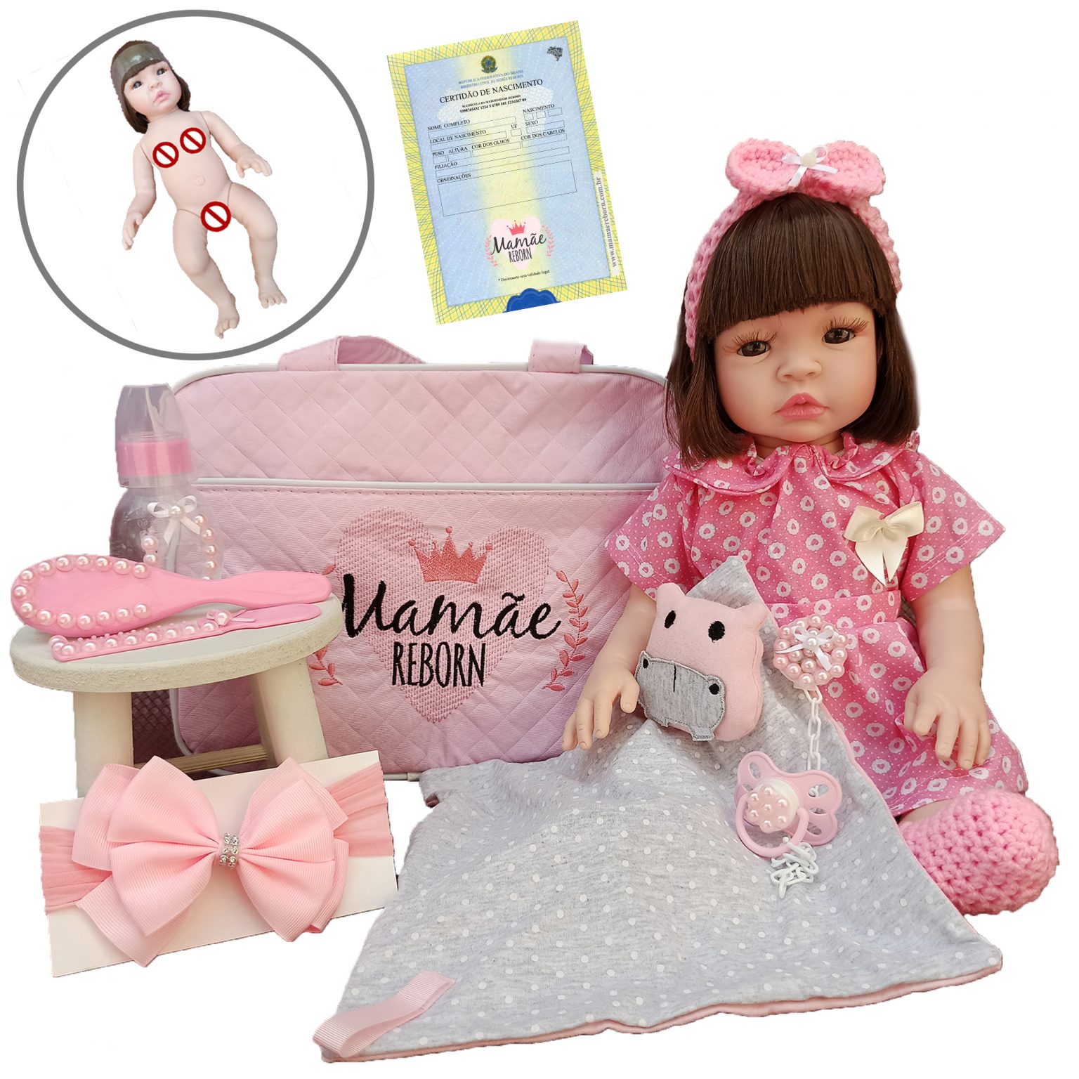 bebe-reborn-menina-bolsa-luxo-girafinha